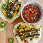 Chipotle Mushroom Fajitas and Homemade Tomato Salsa