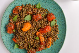 Warm Lentil Salad- Travel Food