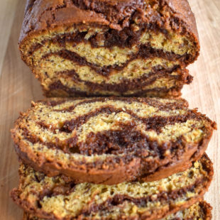 Marbled Nutella Banana Bread