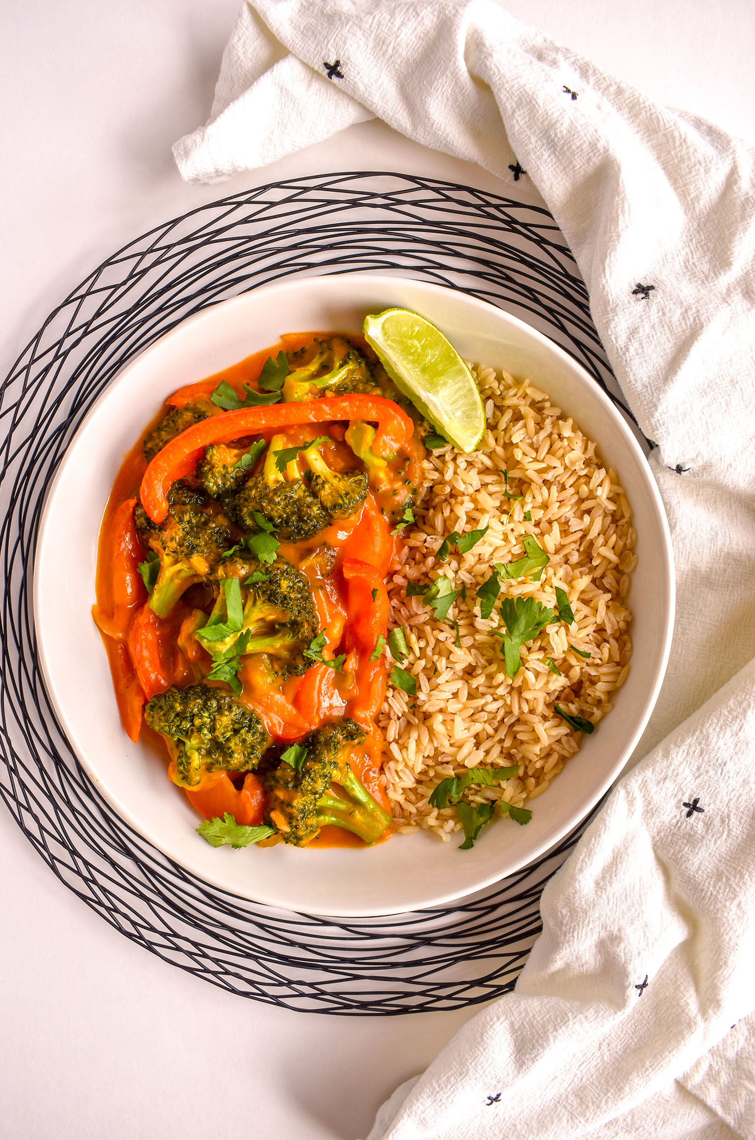 Butternut Thai Red Curry with Vegetables