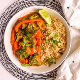 Butternut Thai Red Curry with Vegetables