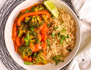 Butternut Thai Red Curry with Vegetables