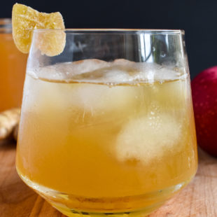 Honey Ginger Cider Bourbon Cocktail